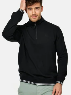 Indicode Herren Sweatshirt - INNate in schwarz