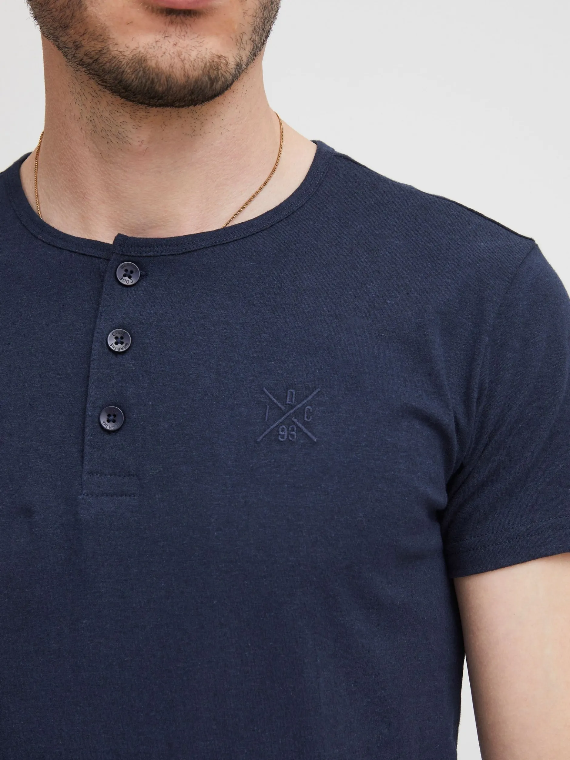 Indicode Herren T-Shirt - IDColbing in marine