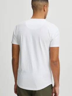 Indicode Herren T-Shirt - IDDaniel in weiß