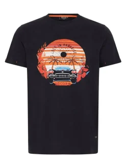 Indicode Herren T-Shirt - IDDaniel in schwarz