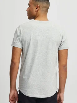 Indicode Herren T-Shirt - IDDaniel in grau