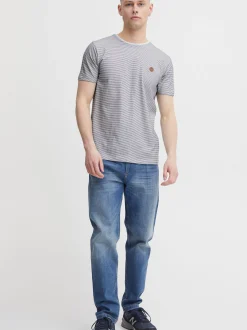 Indicode Herren T-Shirt - IDLupko in weiß