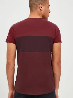 Indicode Herren T-Shirt - IDMorler in bordeaux