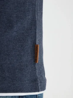 Indicode Herren T-shirt - IDTony in blau
