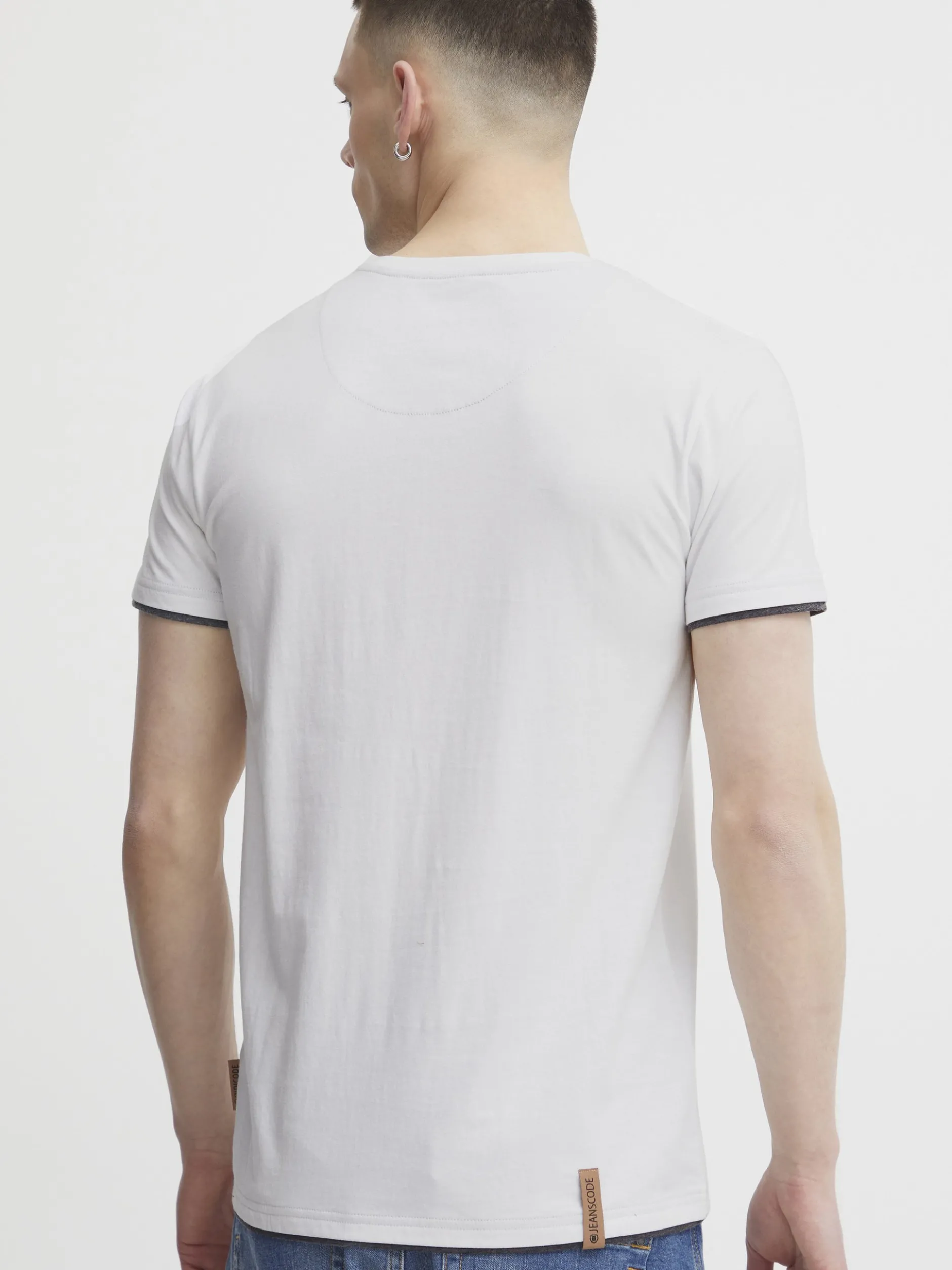 Indicode Herren T-shirt - IDTony in weiß