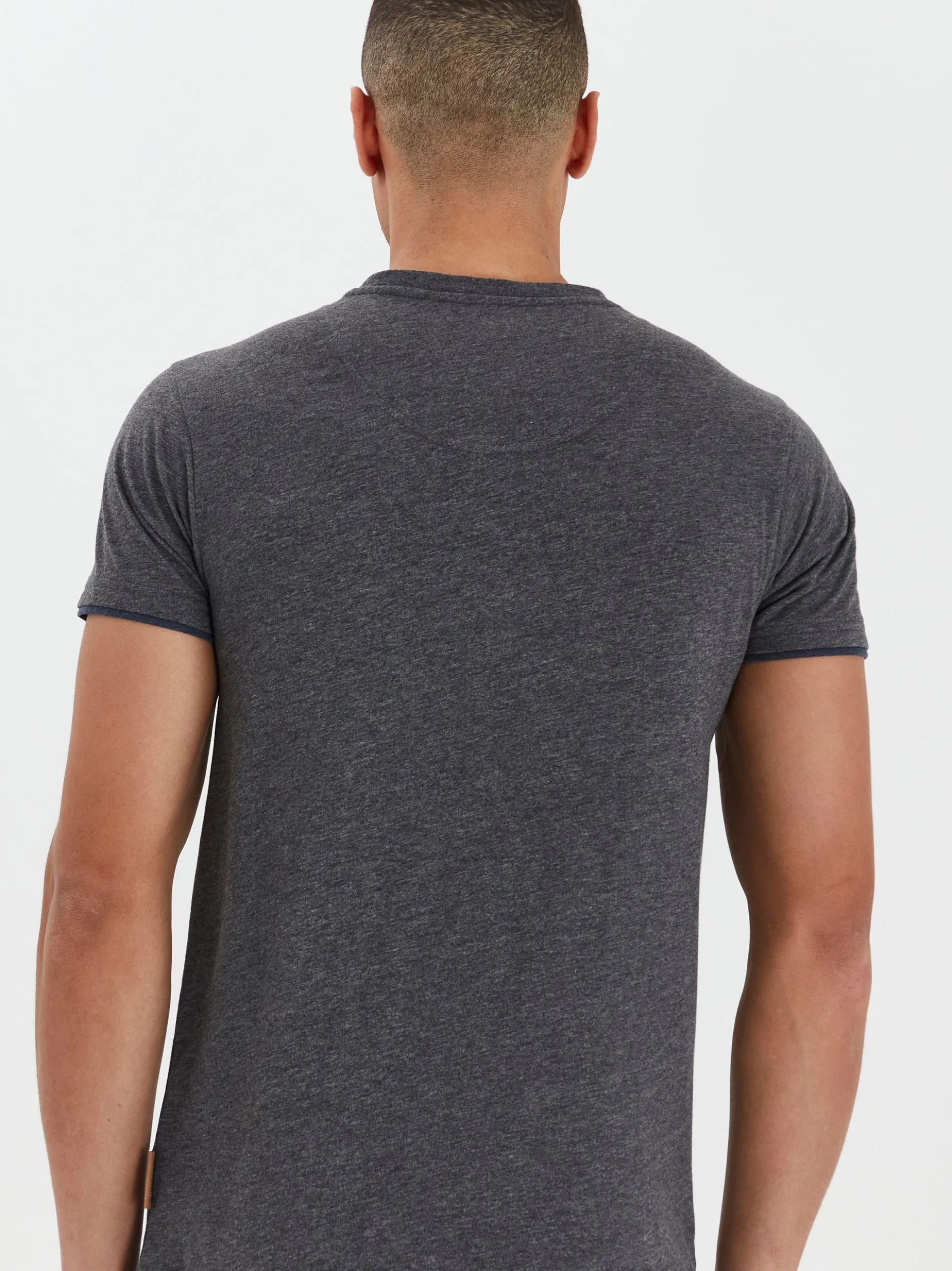 Indicode Herren T-shirt - IDTony in grau