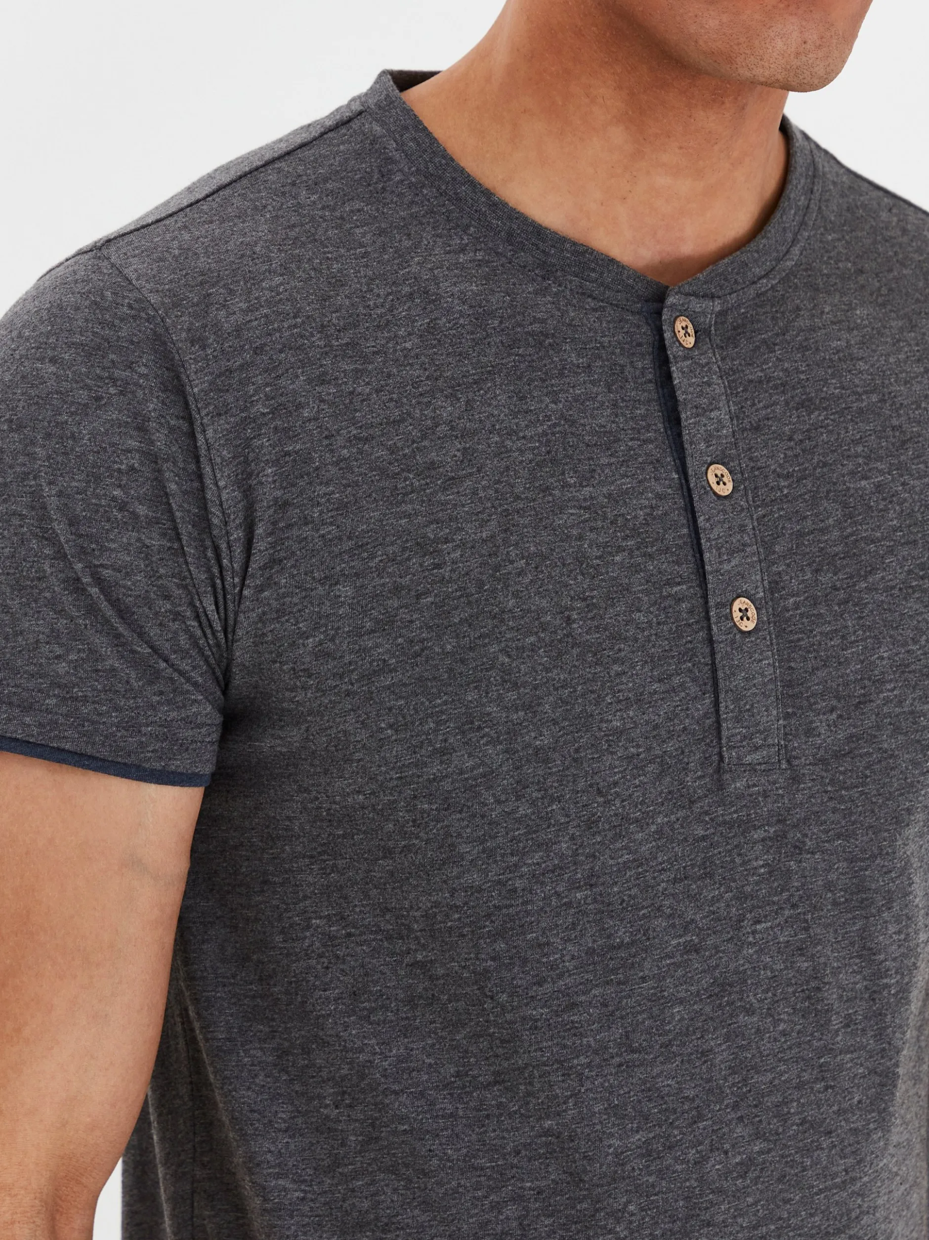 Indicode Herren T-shirt - IDTony in grau