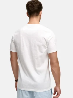 Indicode Herren T-Shirt - INAndorra in weiß