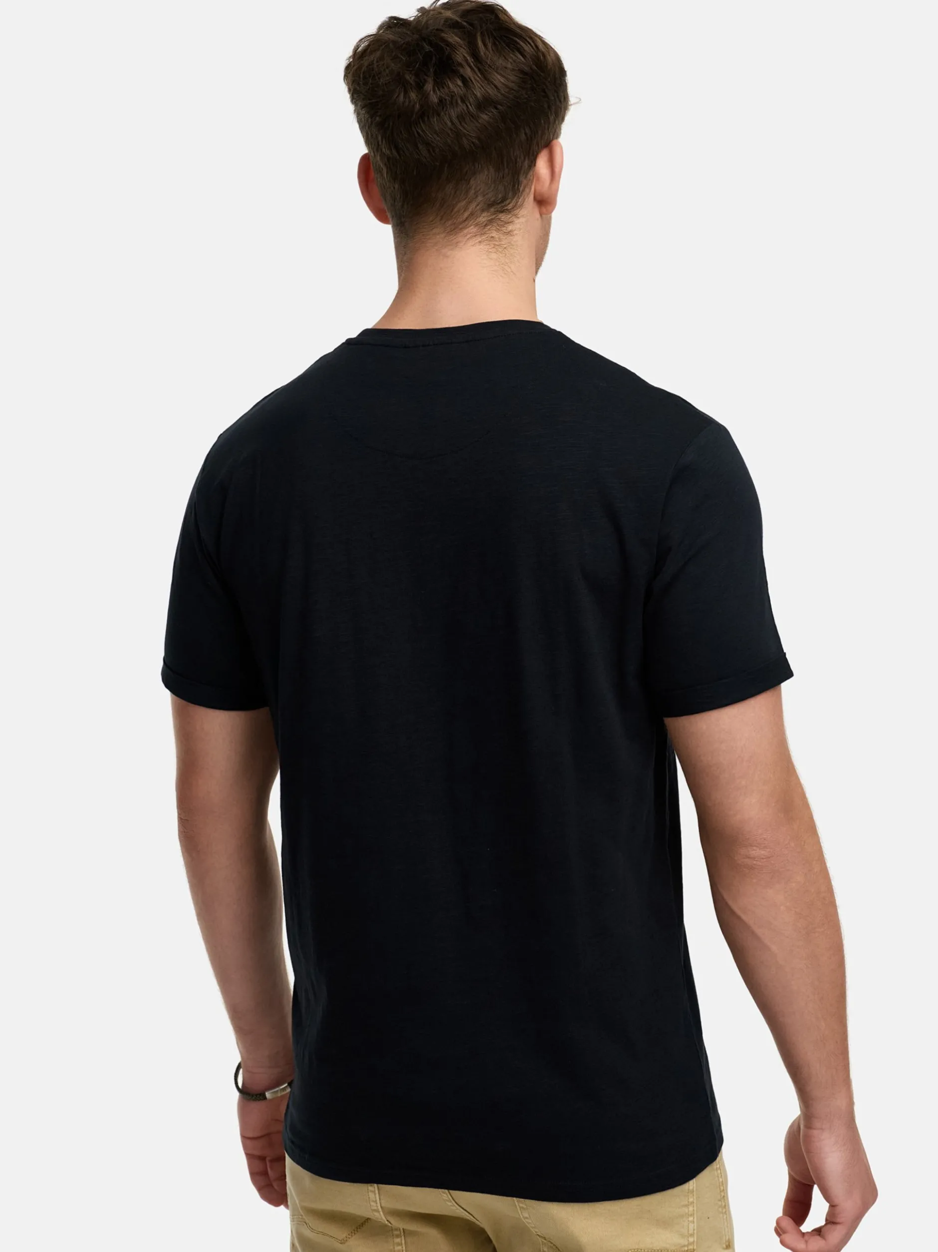Indicode Herren T-Shirt - INAndorra in schwarz