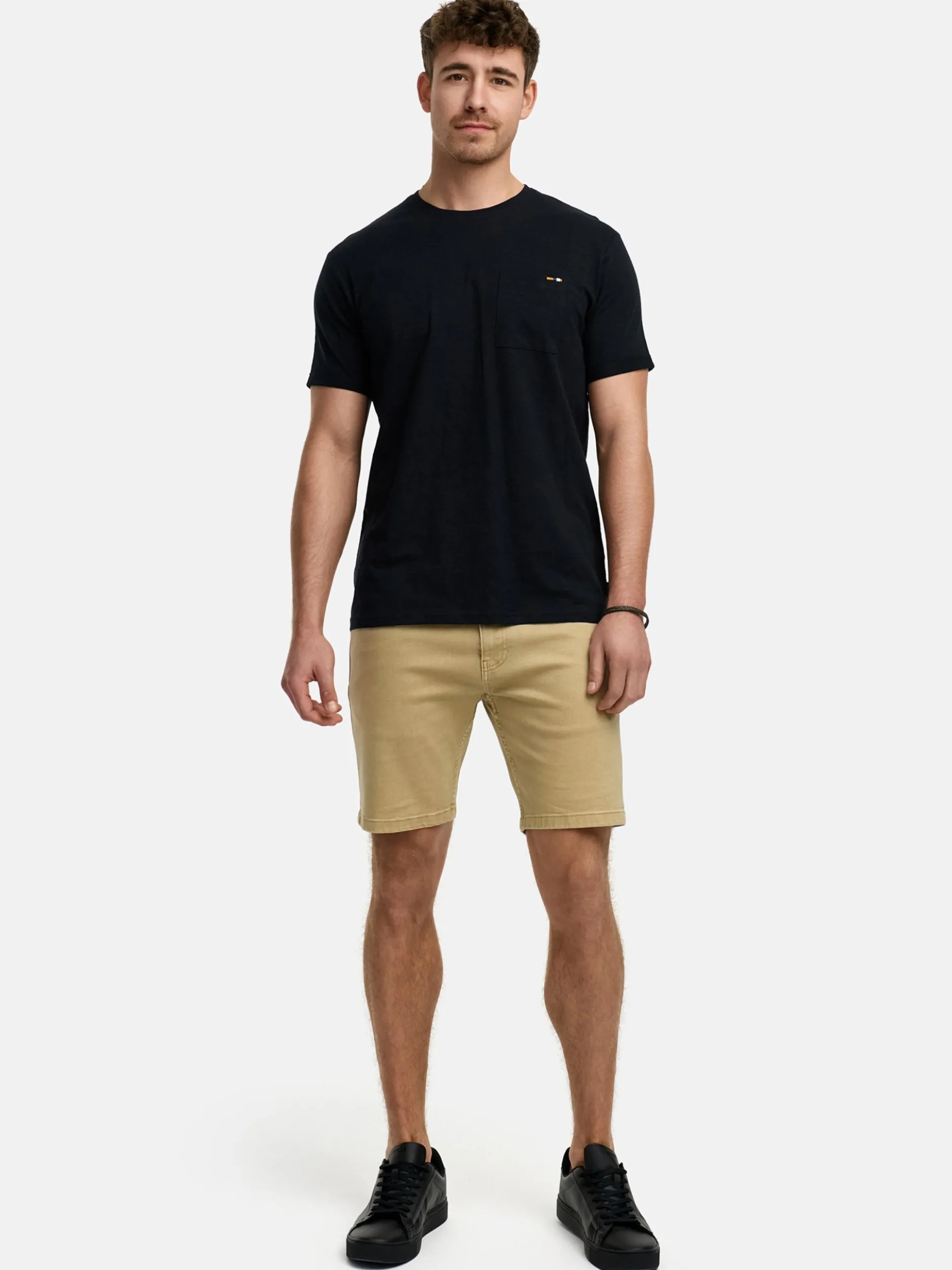 Indicode Herren T-Shirt - INAndorra in schwarz
