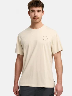 Indicode Herren T-Shirt - INBlank in beige taupe