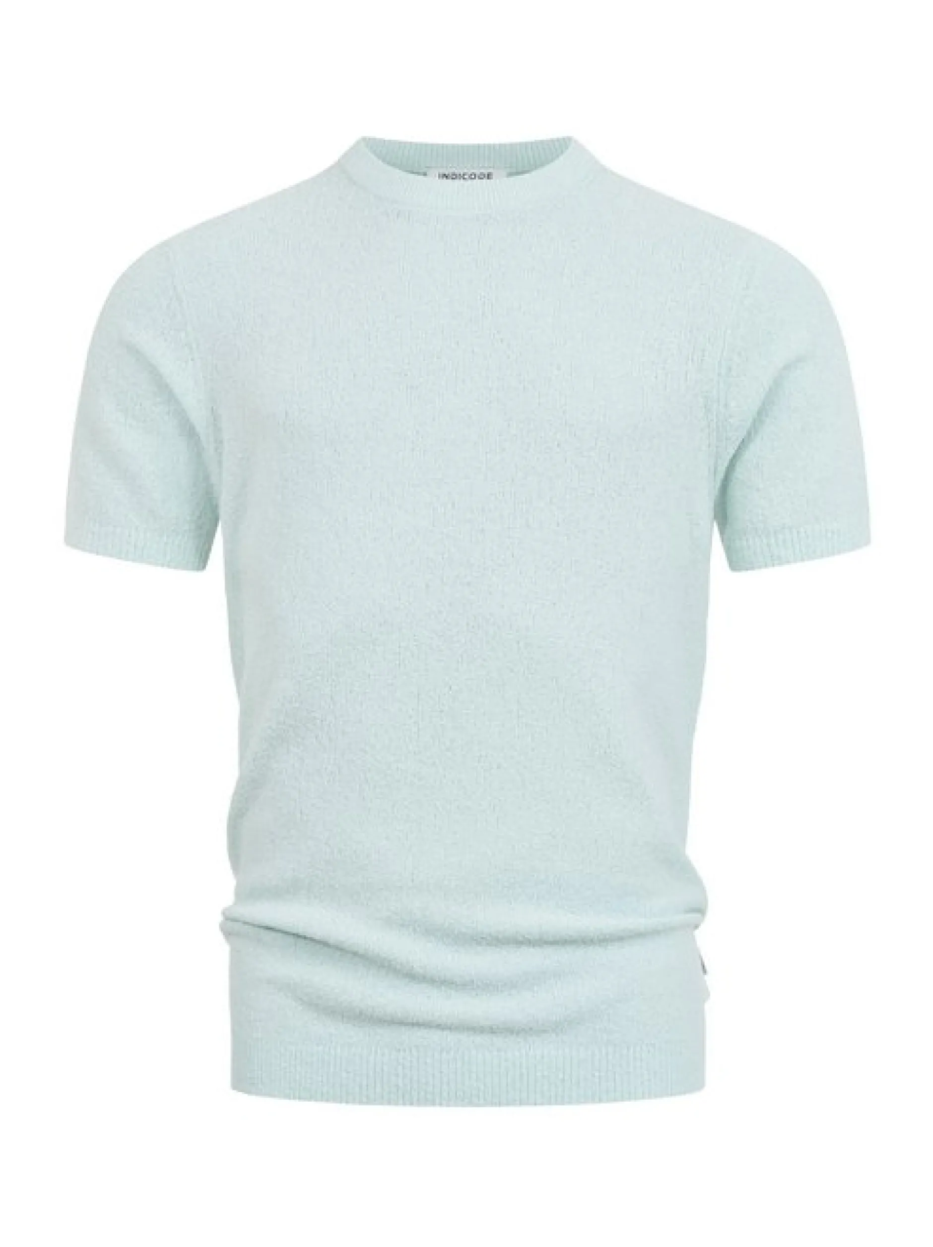 Indicode Herren T-Shirt - INBrokbell in hellblau