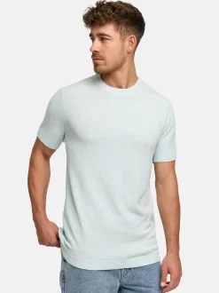 Indicode Herren T-Shirt - INBrokbell in hellblau
