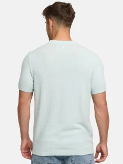 Indicode Herren T-Shirt - INBrokbell in hellblau