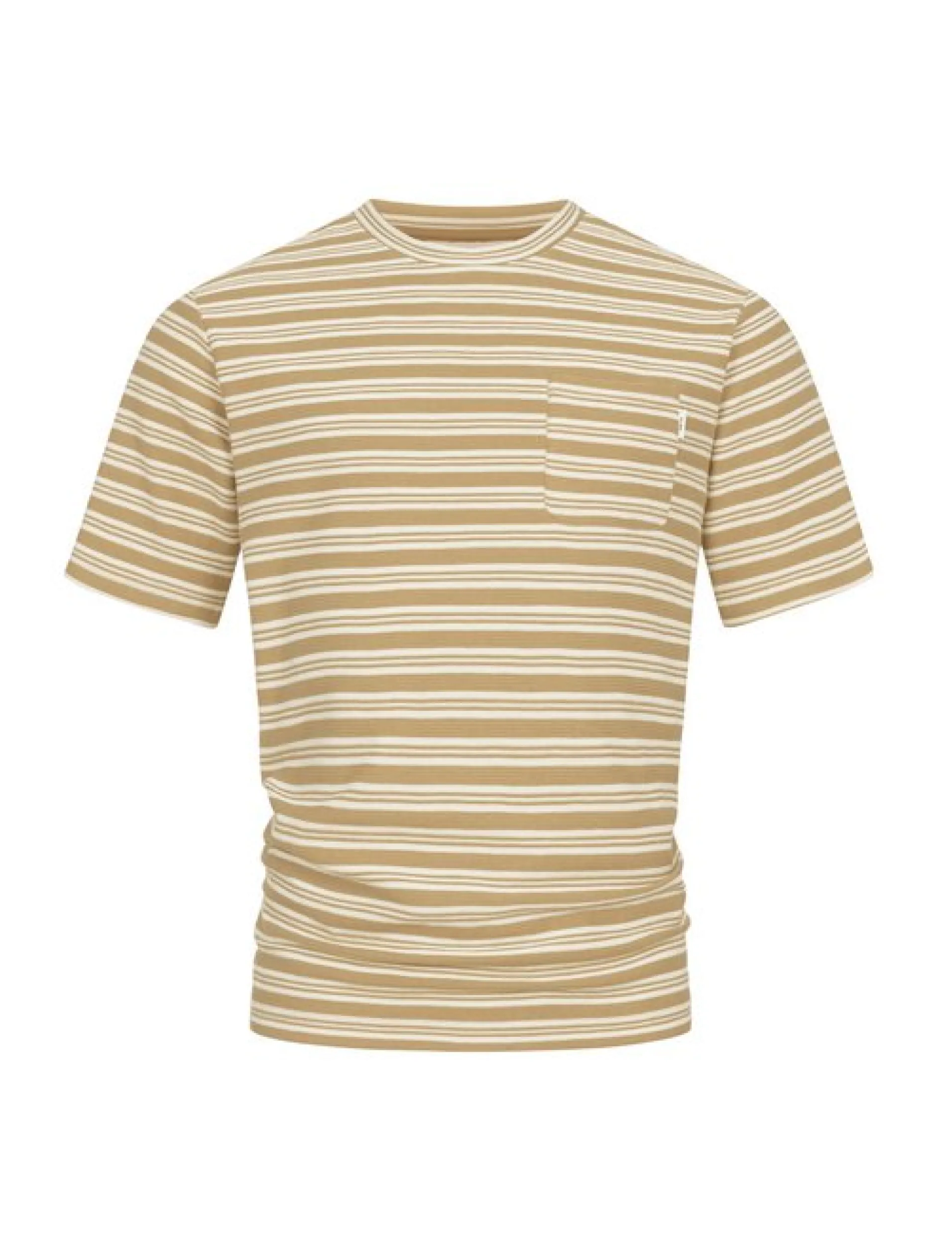 Indicode Herren T-Shirt - INDrop in beige mehrfarbig