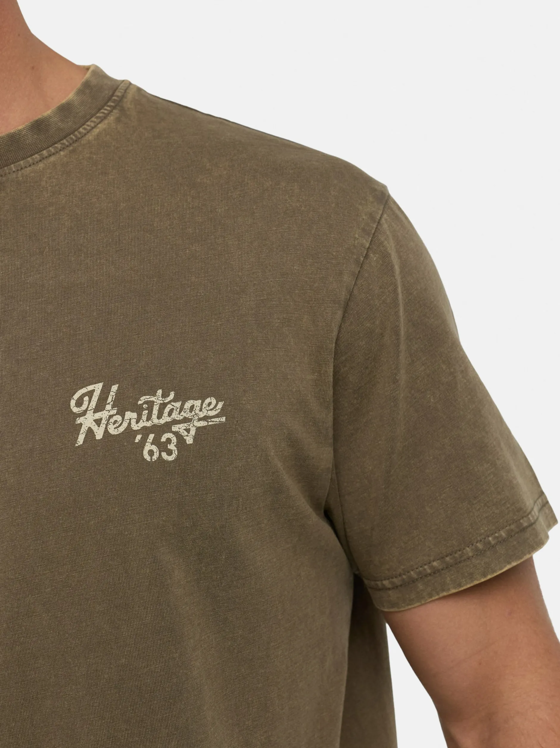 Indicode Herren T-Shirt - INHeritage in braun