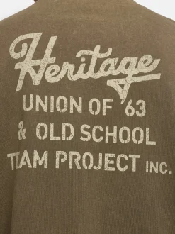 Indicode Herren T-Shirt - INHeritage in braun