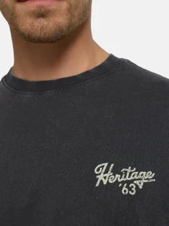 Indicode Herren T-Shirt - INHeritage in schwarz