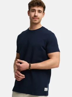 Indicode Herren T-Shirt - INSandt in blau