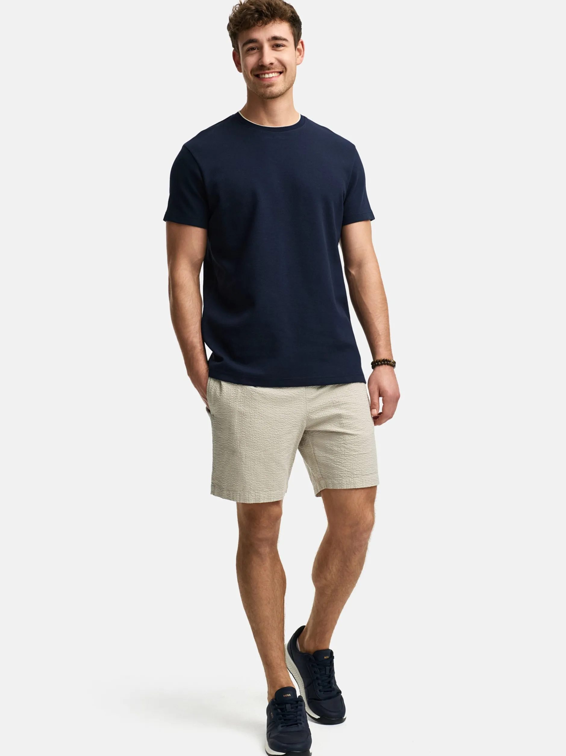 Indicode Herren T-Shirt - INSandt in blau