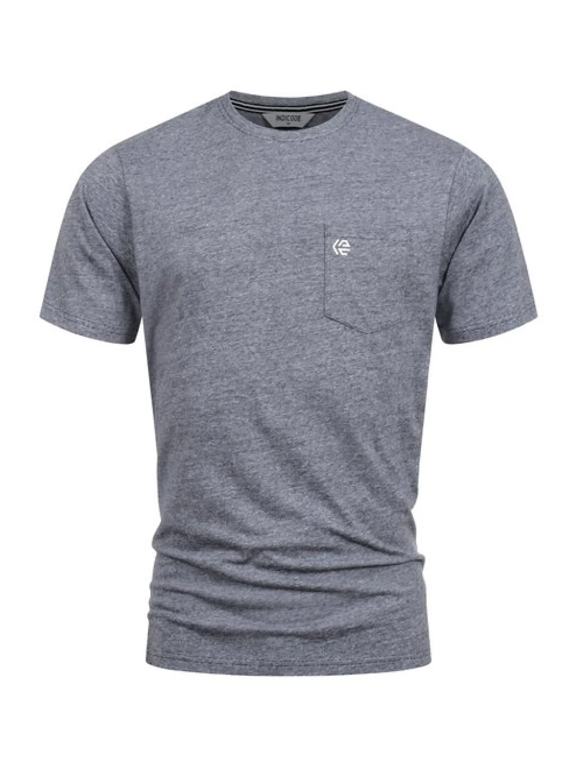 Indicode Herren T-Shirt - INStrib in blau