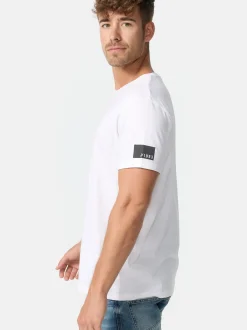 Indicode Herren T-Shirt - INVegas in weiß