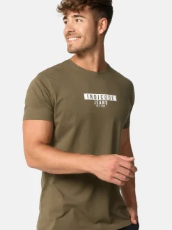 Indicode Herren T-Shirt - INVegas in khaki