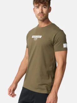 Indicode Herren T-Shirt - INVegas in khaki