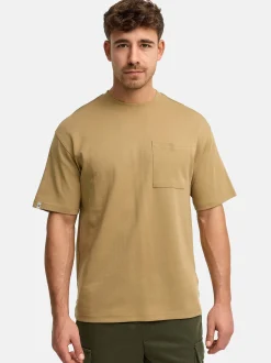 Indicode Herren T-Shirt - INWiwa in beige