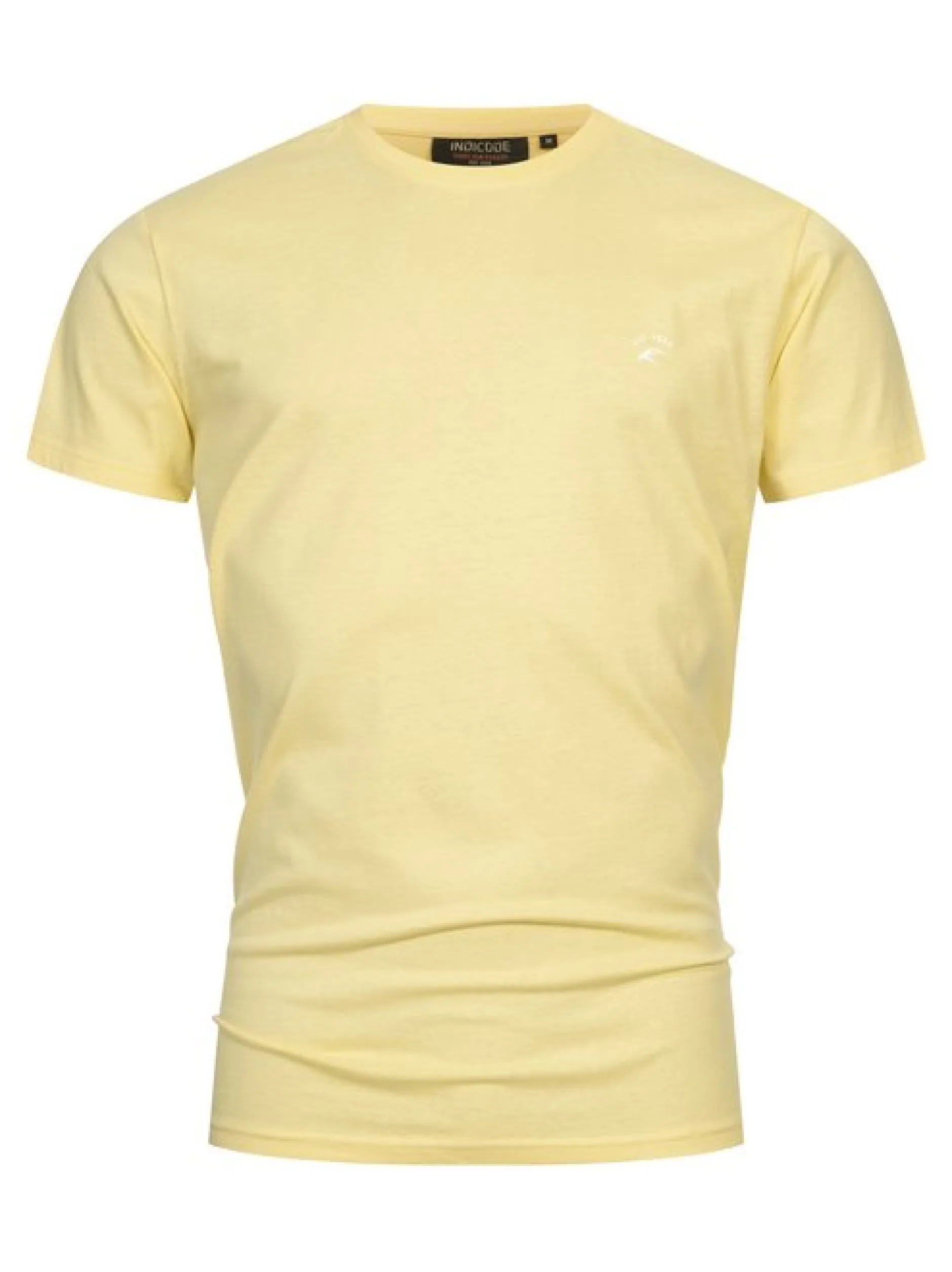 Indicode Herren T-Shirt - Kloge in gelb