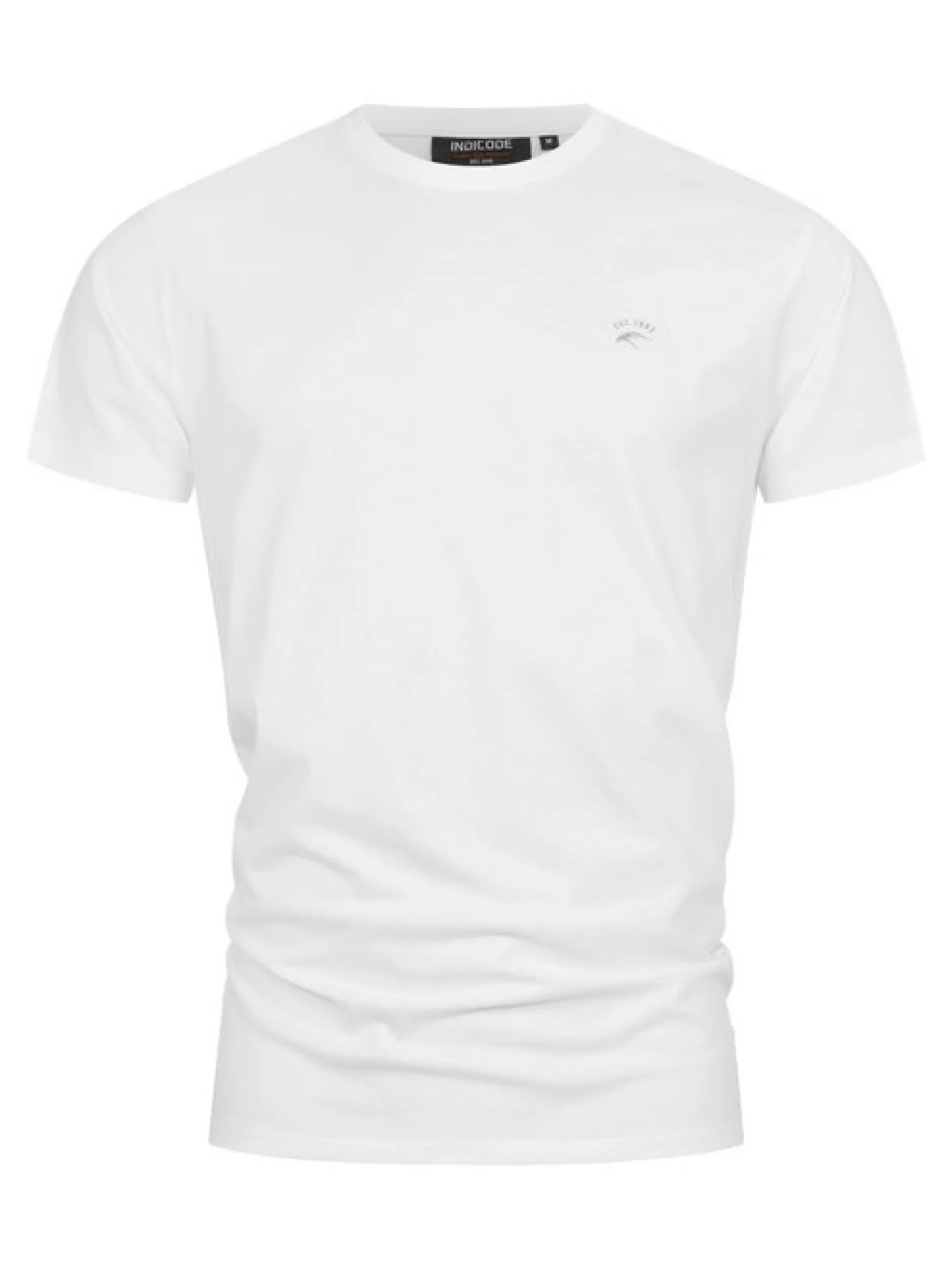 Indicode Herren T-Shirt - Kloge in ecru beige