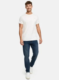 Indicode Herren T-Shirt - Kloge in ecru beige