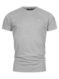 Indicode Herren T-Shirt - Kloge in grau