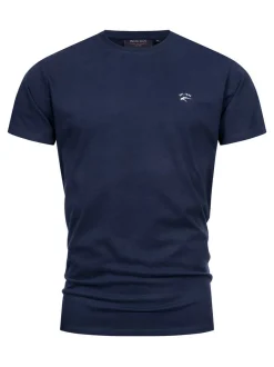Indicode Herren T-Shirt - Kloge in marine