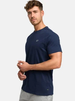 Indicode Herren T-Shirt - Kloge in marine