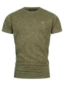 Indicode Herren T-Shirt - Kloge in khaki