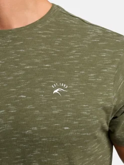 Indicode Herren T-Shirt - Kloge in khaki