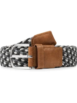 Indicode Unisex Gürtel - Anders in schwarz