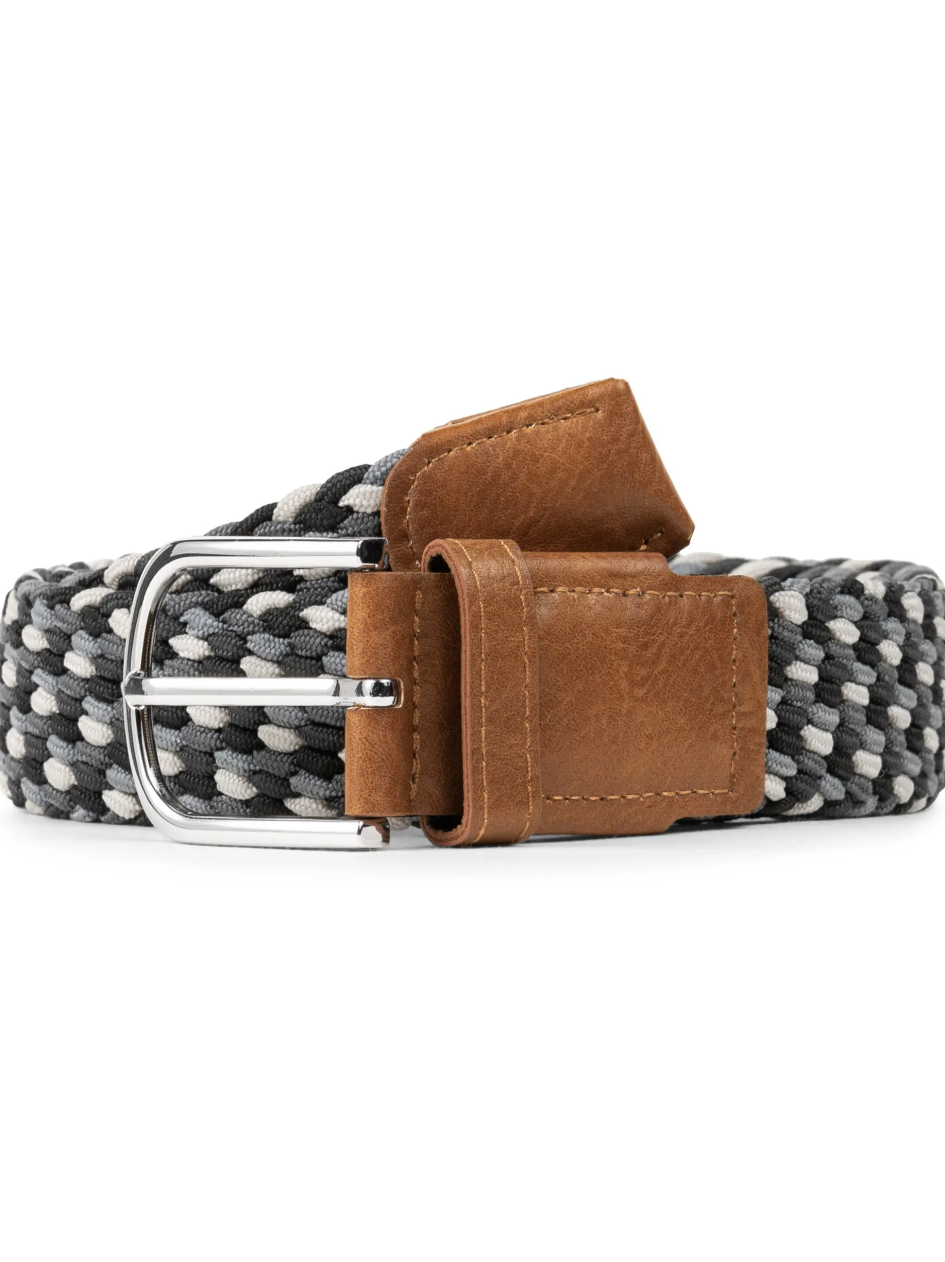Indicode Unisex Gürtel - Anders in schwarz