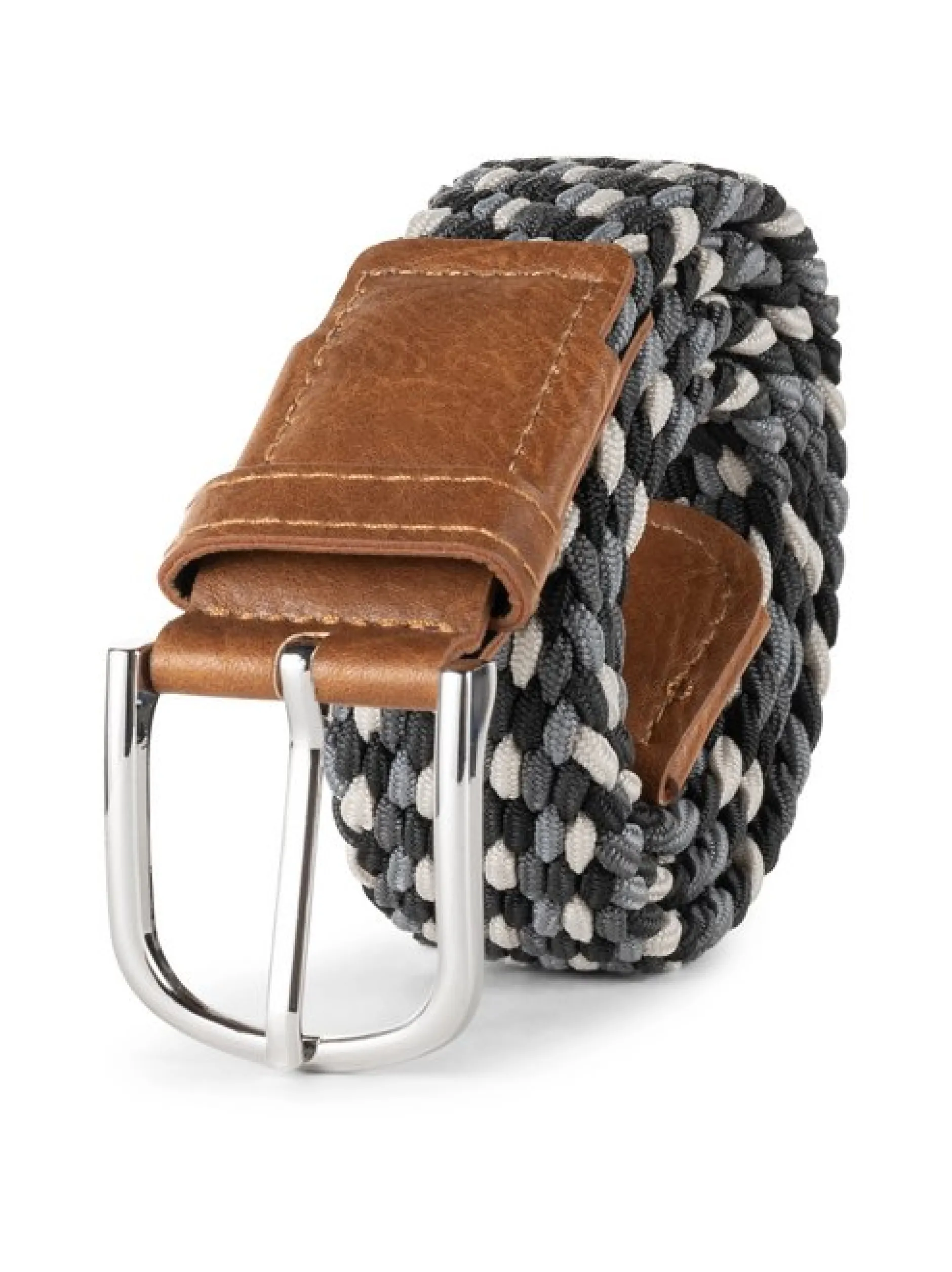 Indicode Unisex Gürtel - Anders in schwarz