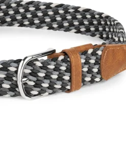 Indicode Unisex Gürtel - Anders in schwarz