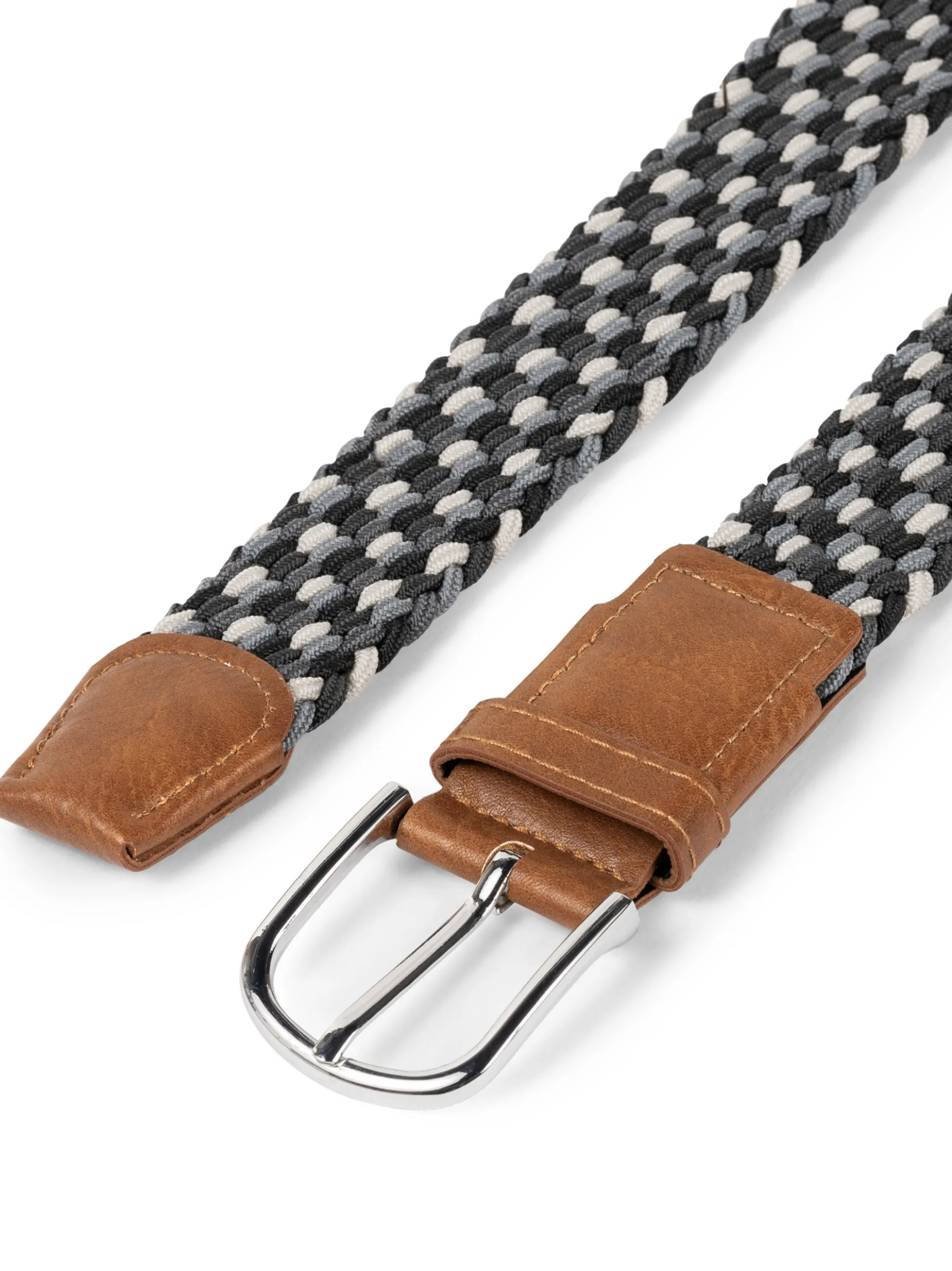 Indicode Unisex Gürtel - Anders in schwarz