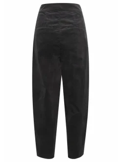 Inwear Damen Casual Hose RikkaIW Mittlere Taille in schwarz