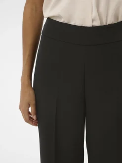Inwear Damen Casual Hose Zhen Mittlere Taille in schwarz