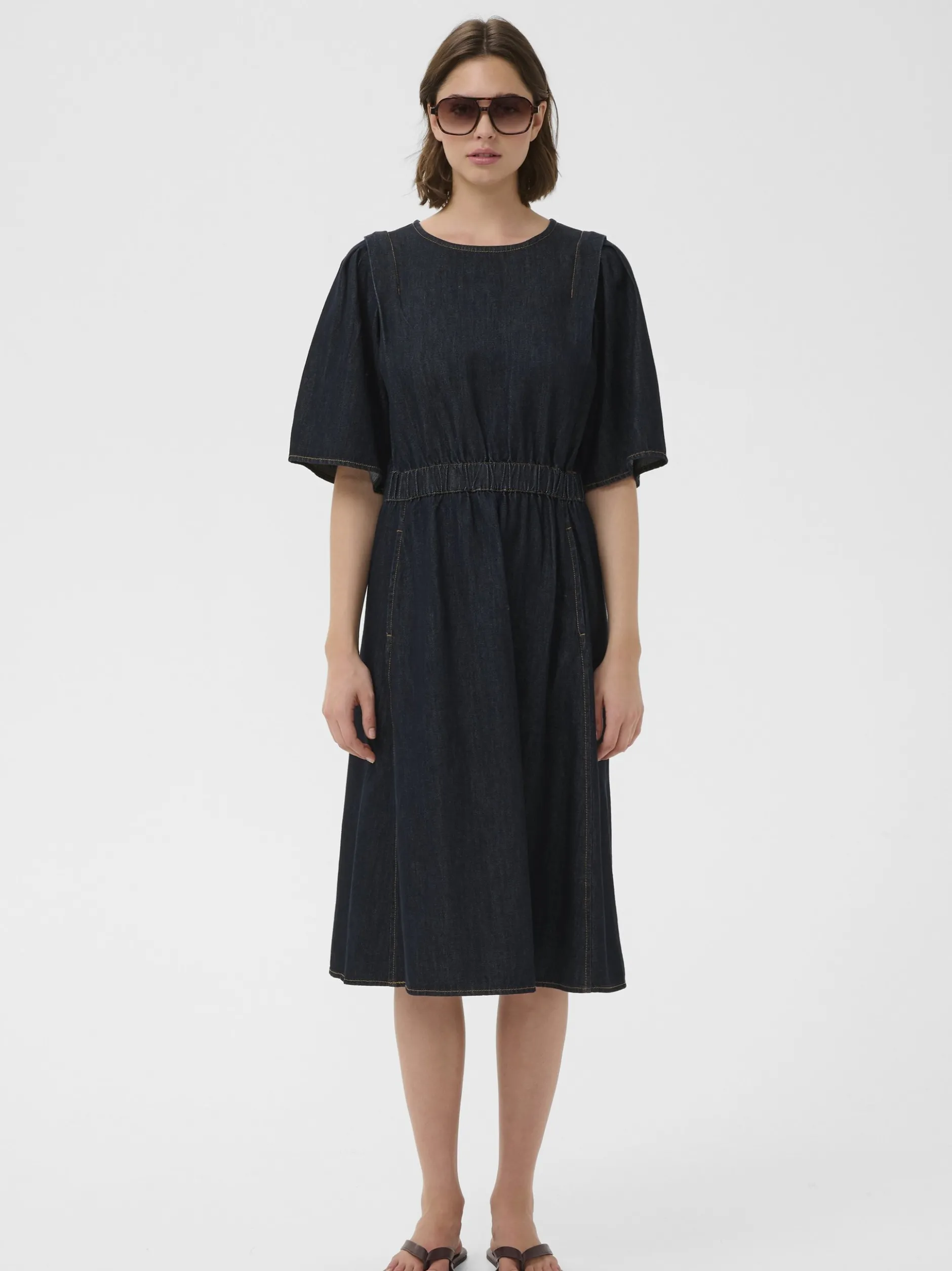 Inwear Damen Denimkleid GLENNIW in rinsed blau