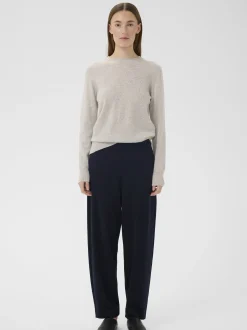 Inwear Damen Jerseyhose BekyIW Elastische Taille in blau