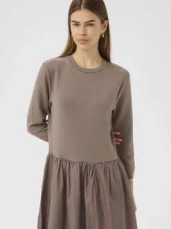 Inwear Damen Jerseykleid MiraIW in mocca