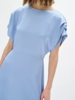 Inwear Damen Kleid DakariIW Elastische Taille in blau