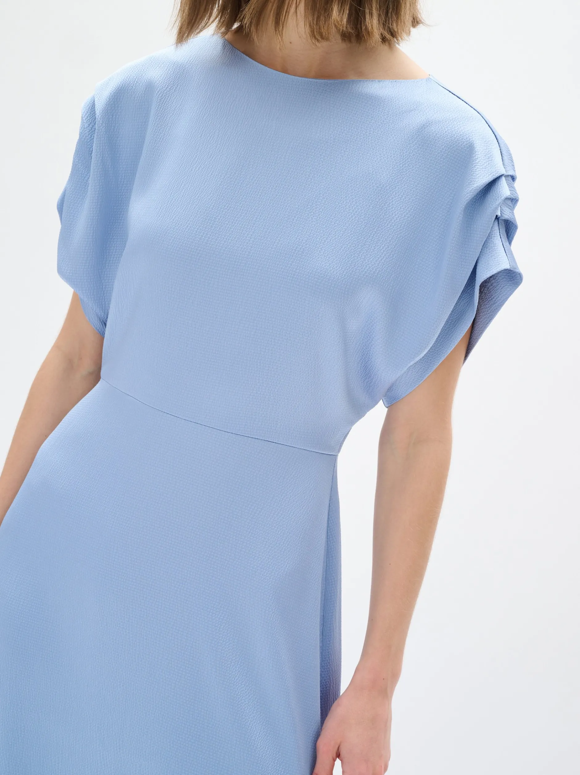 Inwear Damen Kleid DakariIW Elastische Taille in blau