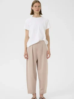 Inwear Damen Strickhose PannieIW Normale Taille mit tiefem Schnitt in grau